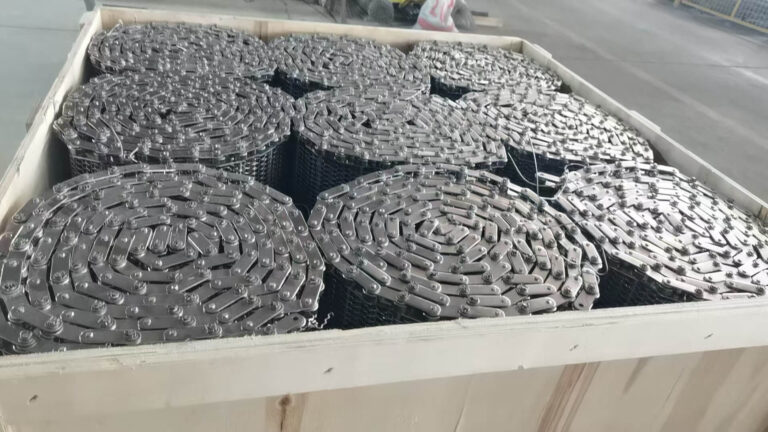 100-Meter Metal Conveyor Belt Packed and Shipped to Vietnam